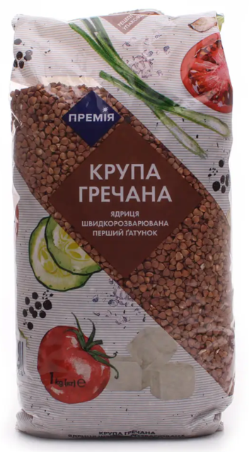 Крупа гречана Премія ядриця, 1 кг